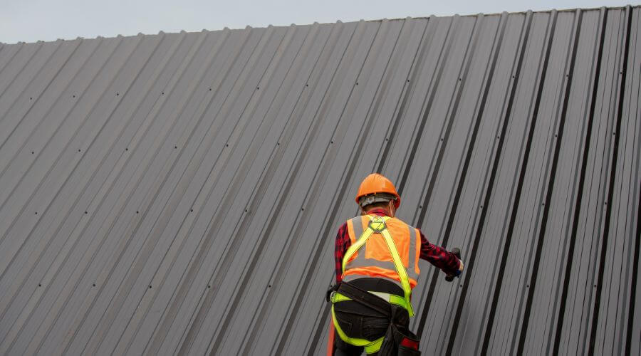 Professional metal roof installation services in Earlville, IL